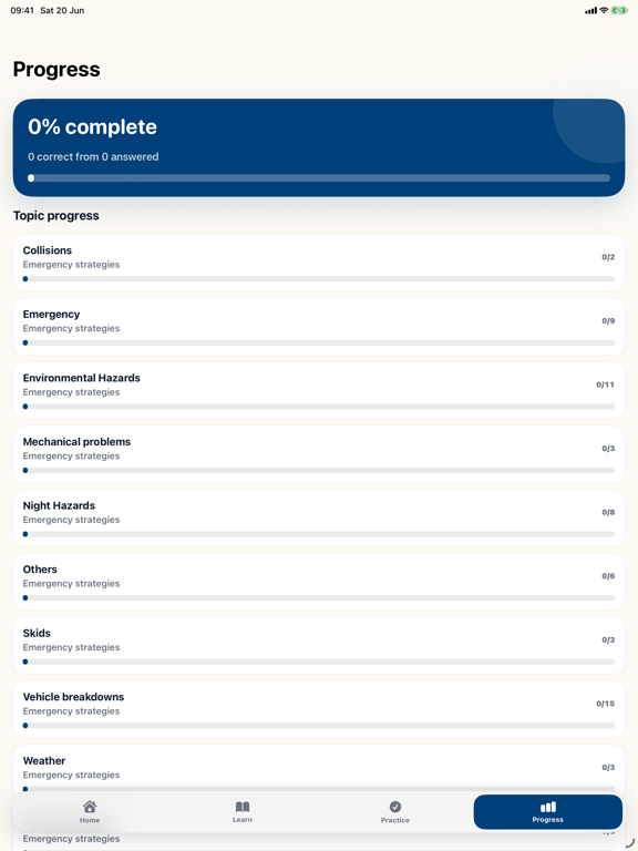 ICBC Driving Test Canada iPad screenshot