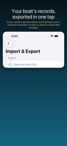 BoatVault Logbook iPhone screenshot