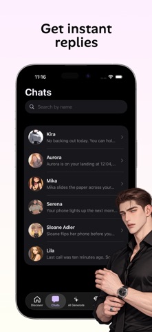 Muyi - AI Chat & Stories app screenshot 2