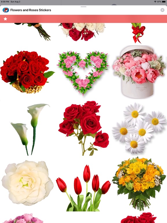 Screenshot #5 pour Flowers and Roses Stickers