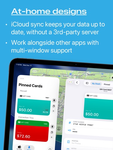 Woolly - Gift Card Tracker iPad screenshot