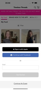 Timeless Threads screenshot #1 for iPhone