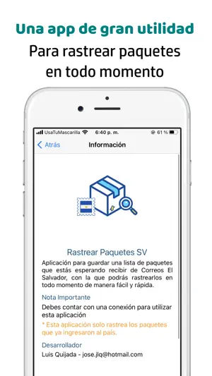 Rastrear Paquetes SV screenshot 4