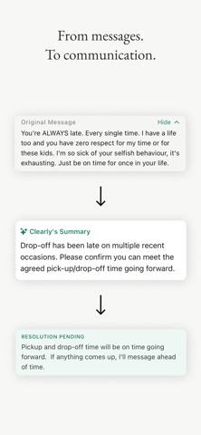 Clearly: Co-Parenting Resolved screenshot