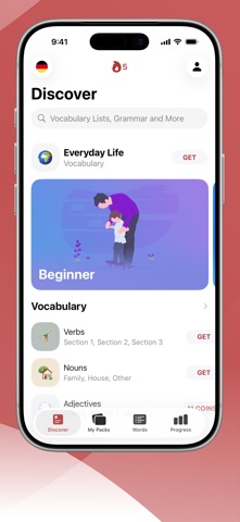 German language for beginners iPhone screenshot 5