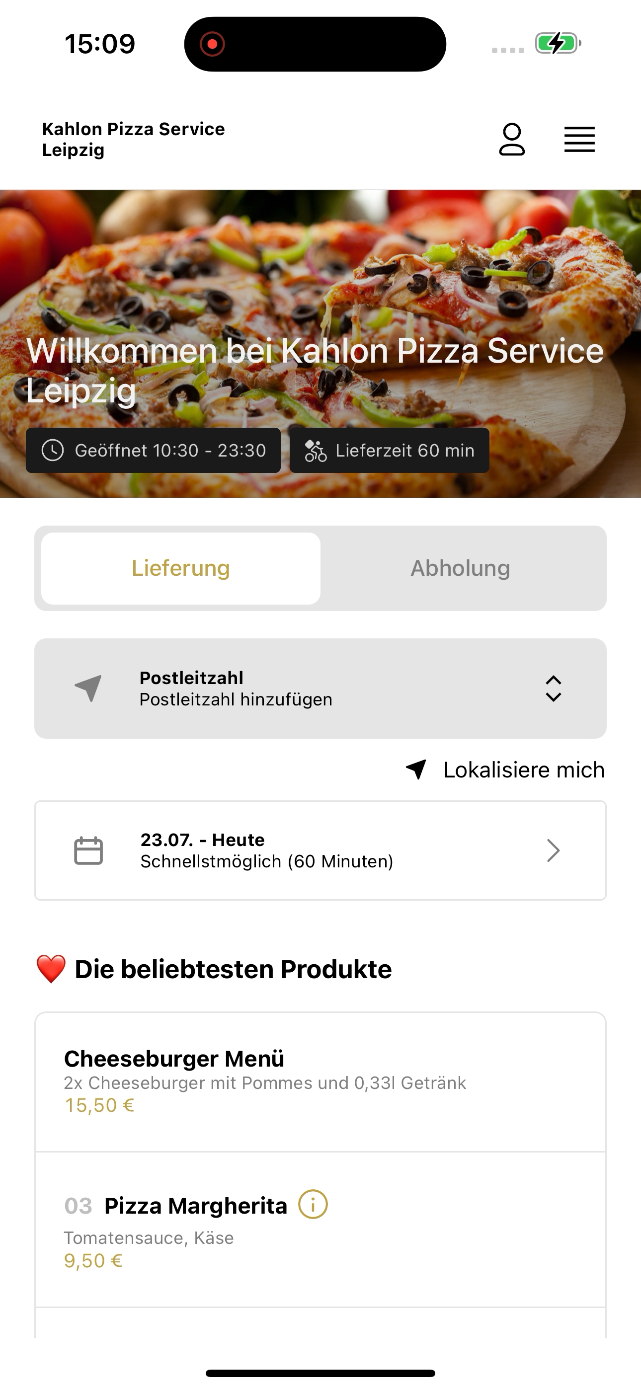 Kahlon Pizza Service Leipzig screenshot 5