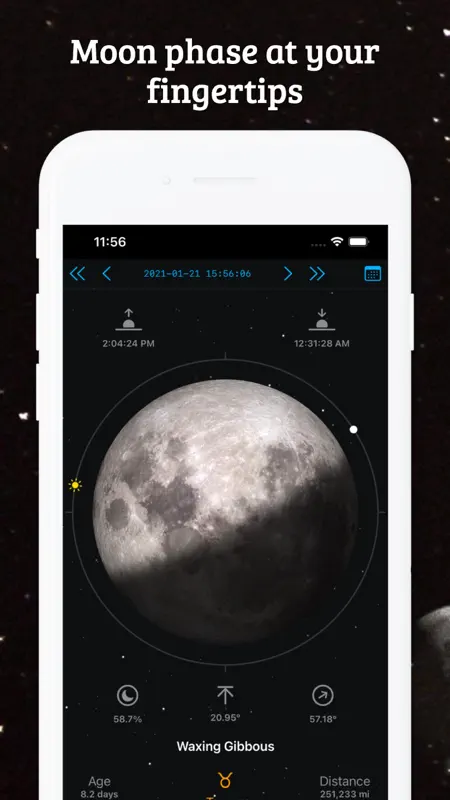 Moon Phase Calendar screenshot 1 of 9