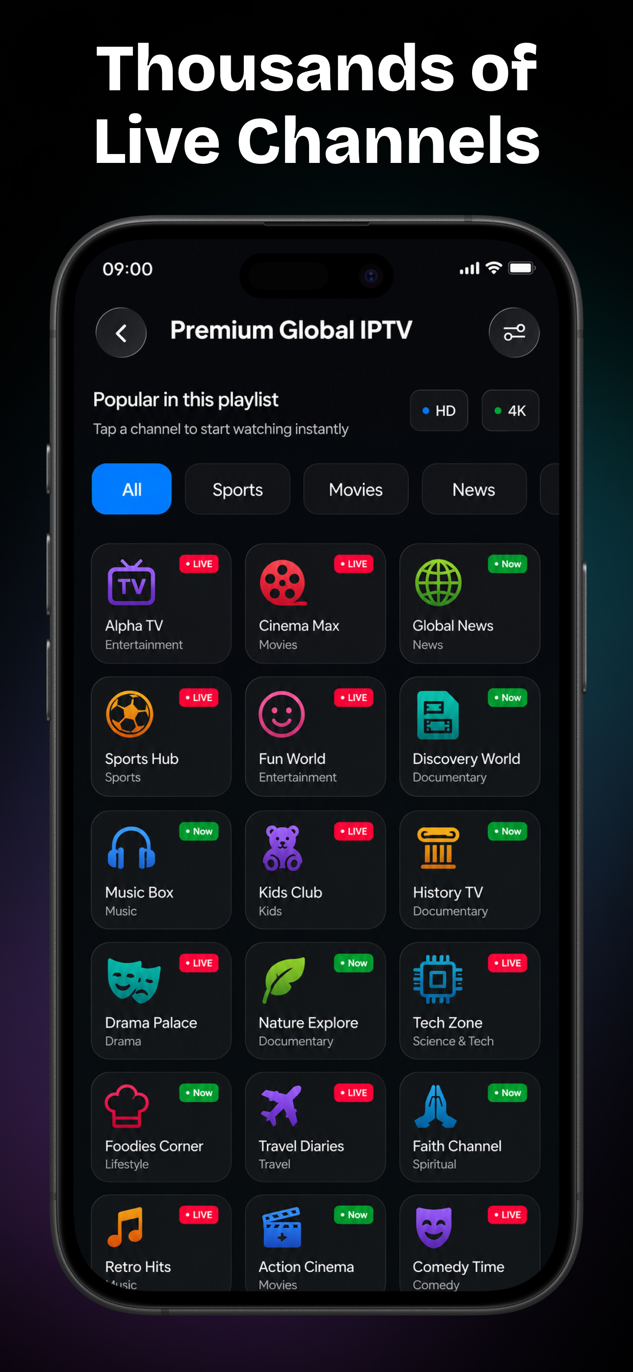 IPTV - Xtream Player screenshot 4