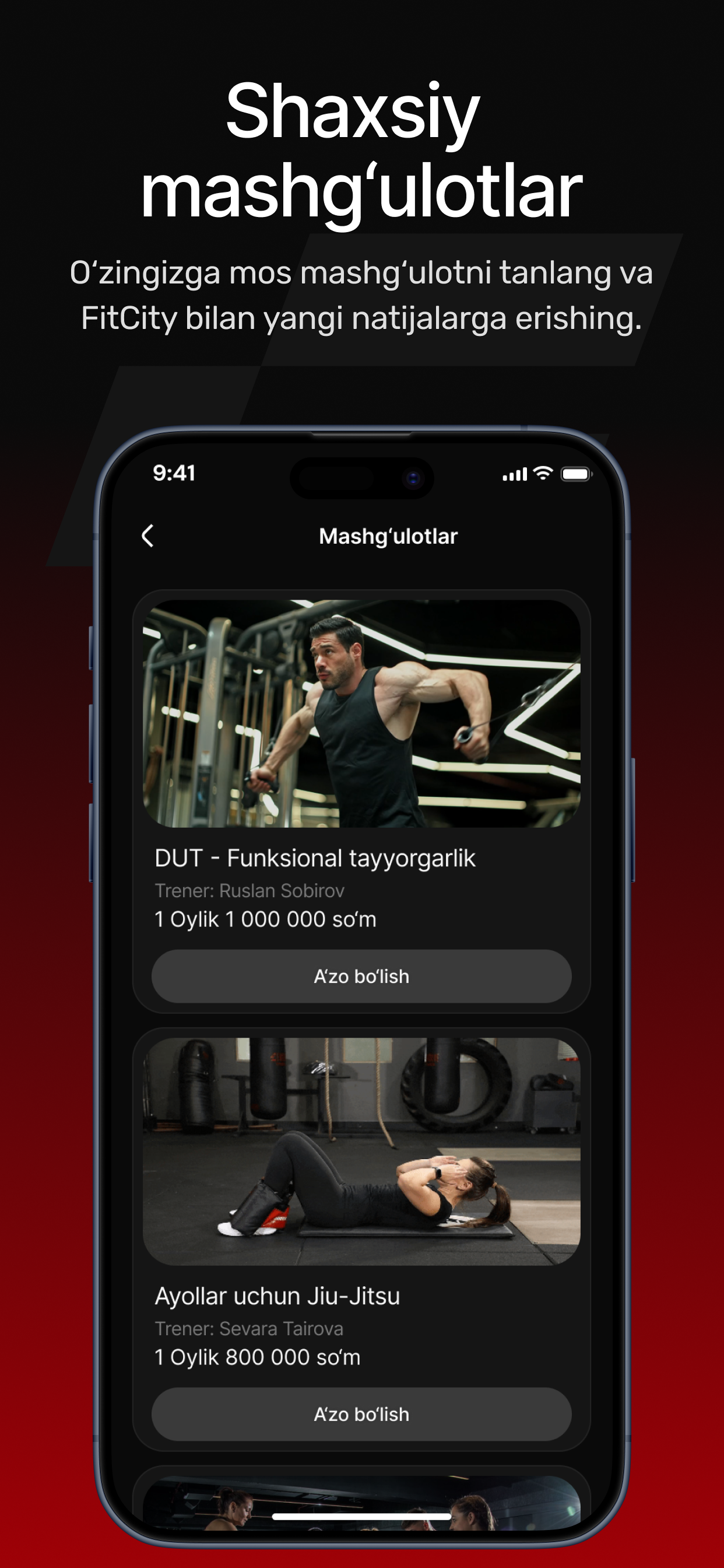 FitCity Uz screenshot 6
