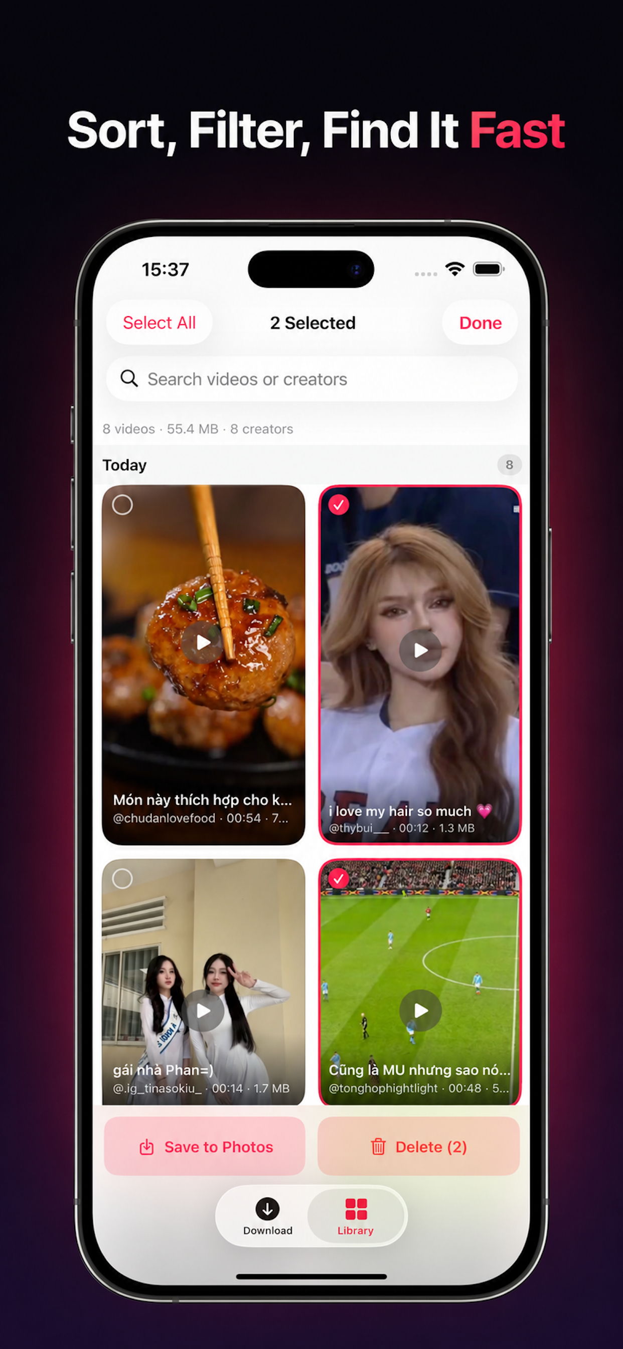 TokSaver: Save TT Video HD screenshot 3