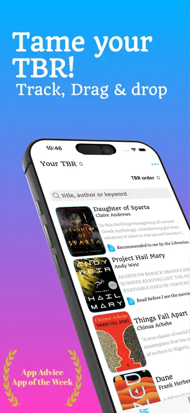TBR: Book List Reading Tracker screenshot 1