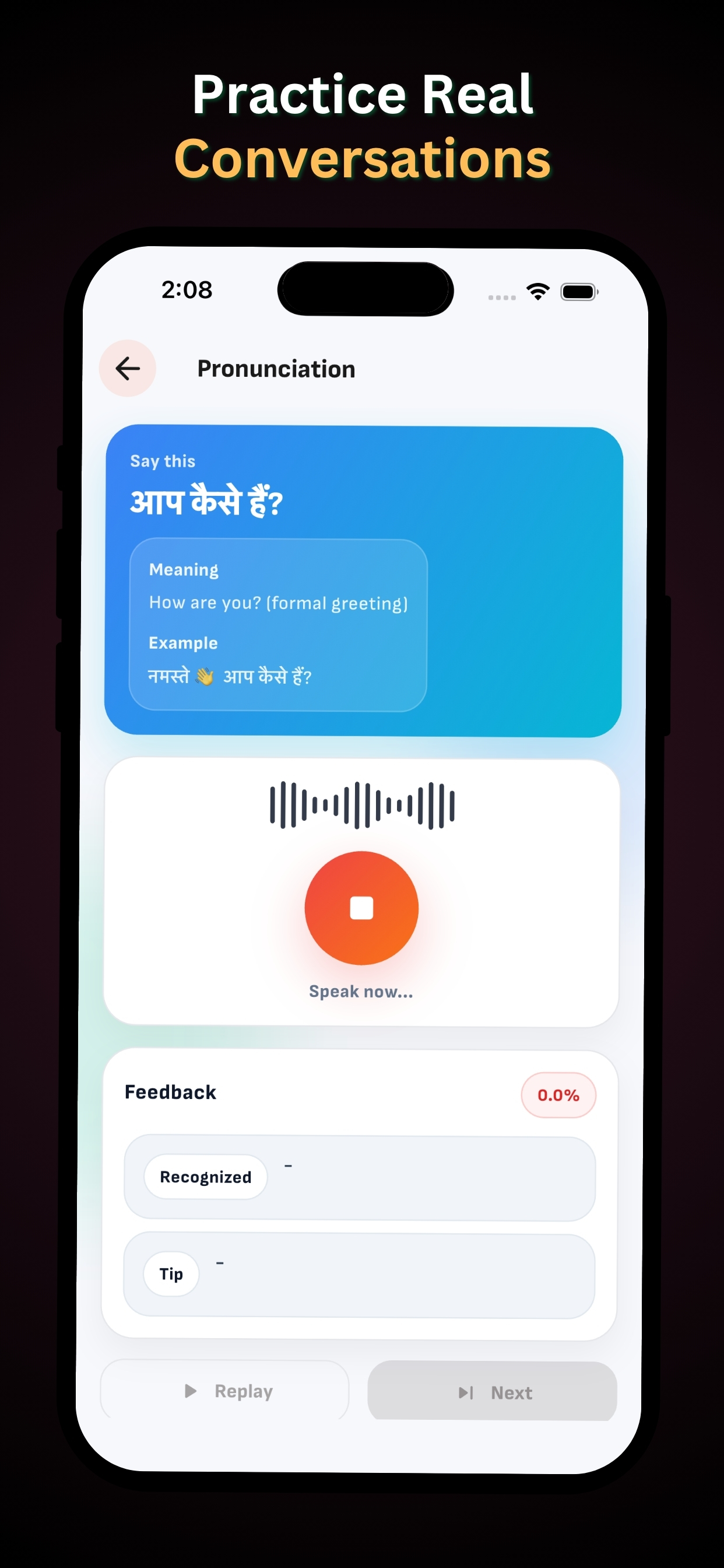 Learn Hindi AI: Speak Daily screenshot 5