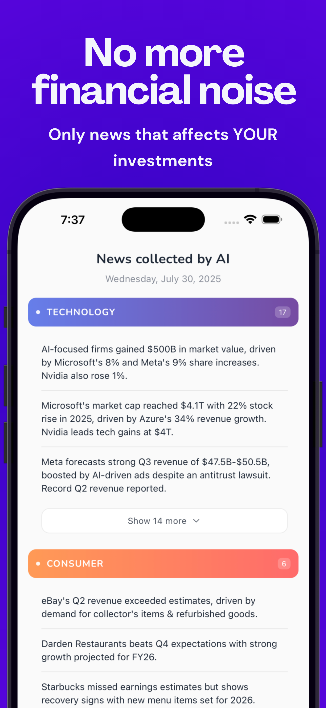 Monerry: Stock Tracker screenshot 3