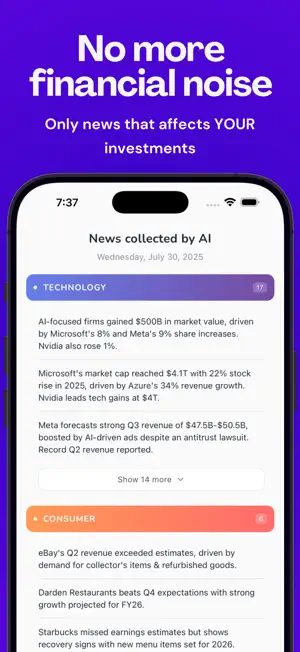 Monerry: AI Stock Tracker screenshot 3