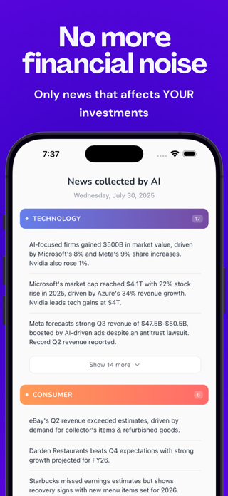 Monerry: Stock Tracker Screenshot 3 of 5