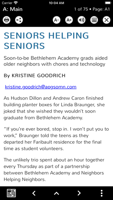 Faribault Daily News Screenshot