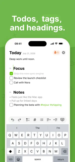 Hejour - Daily Notes & Todos screenshot 3