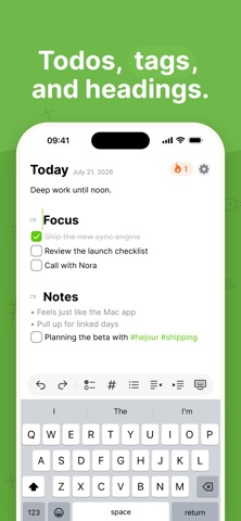 Hejour - Daily Notes & Todos Screenshot 3 of 7