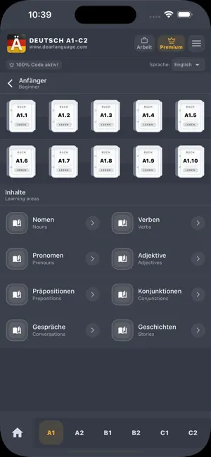 German A1-C2 screenshot 4