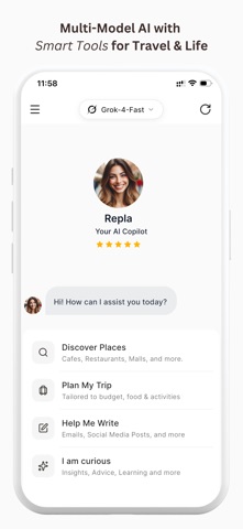 Repla: AI Lifestyle Copilot iPhone screenshot