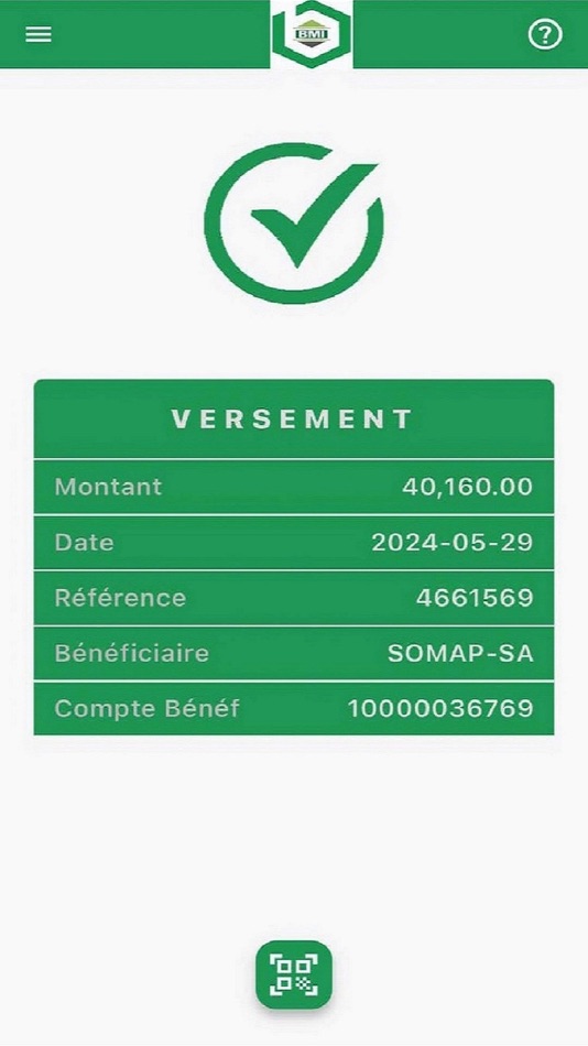 #3. BMI Qr Scanner (iOS) 由: Mauritanian Bank of Investment