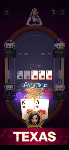 River Run: Texas Holdem Poker iPhone screenshot
