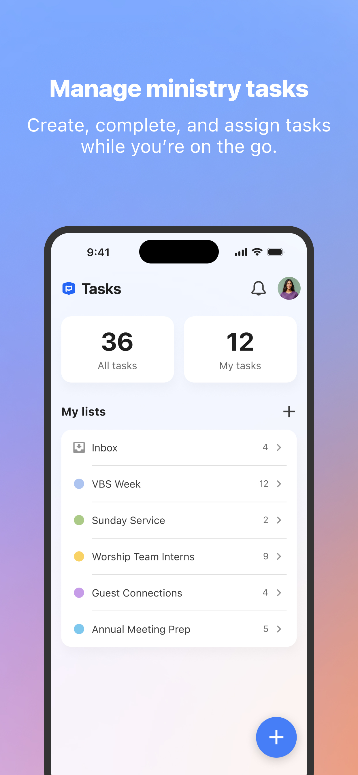 Planning Center App