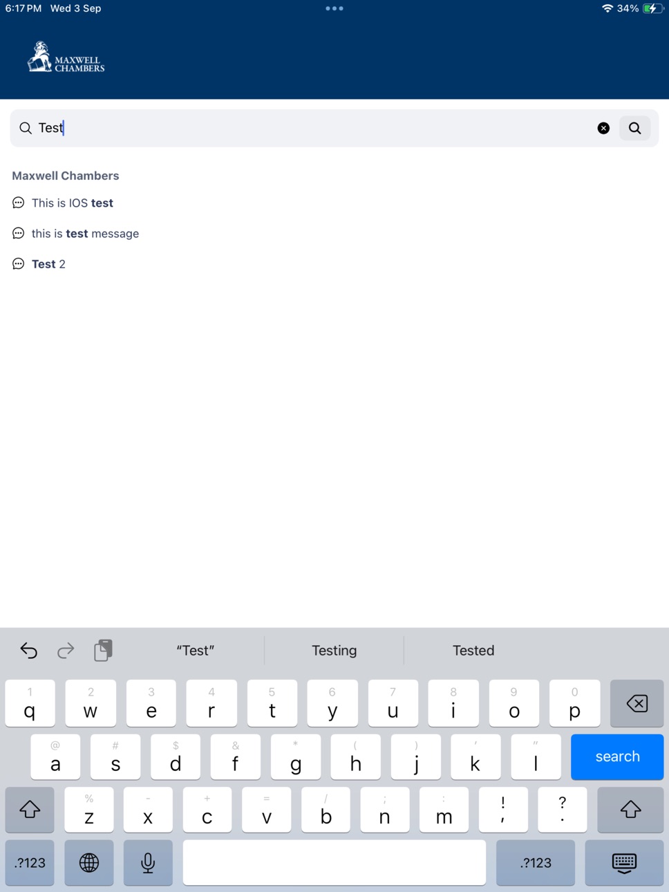 iPad screenshot