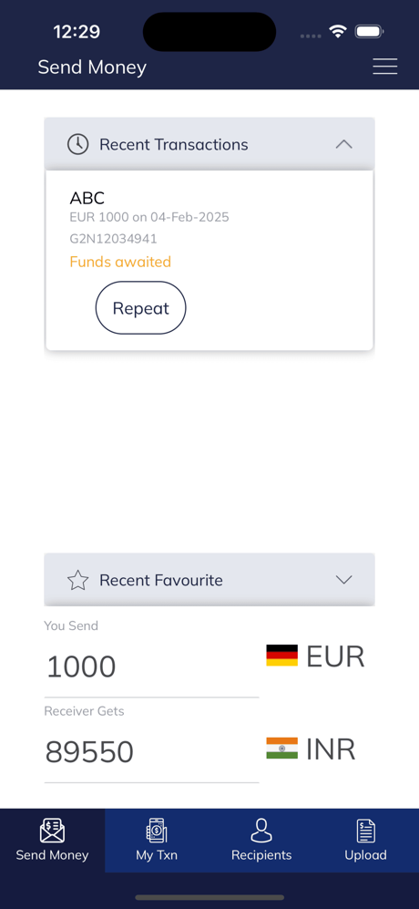 Money2India (Europe) screenshot 9