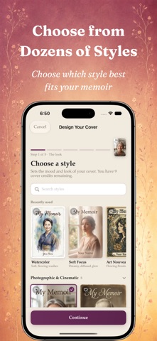 Folio: Your AI Memoir Writer iPhone screenshot