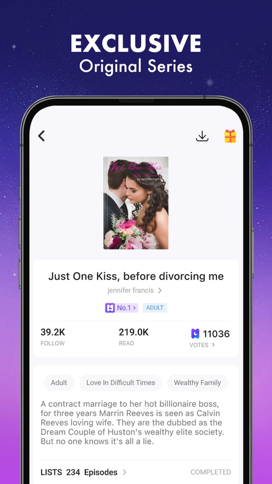 #6. Dreame - Read Best Romance (iOS) โดย: STARY PTE. LTD.