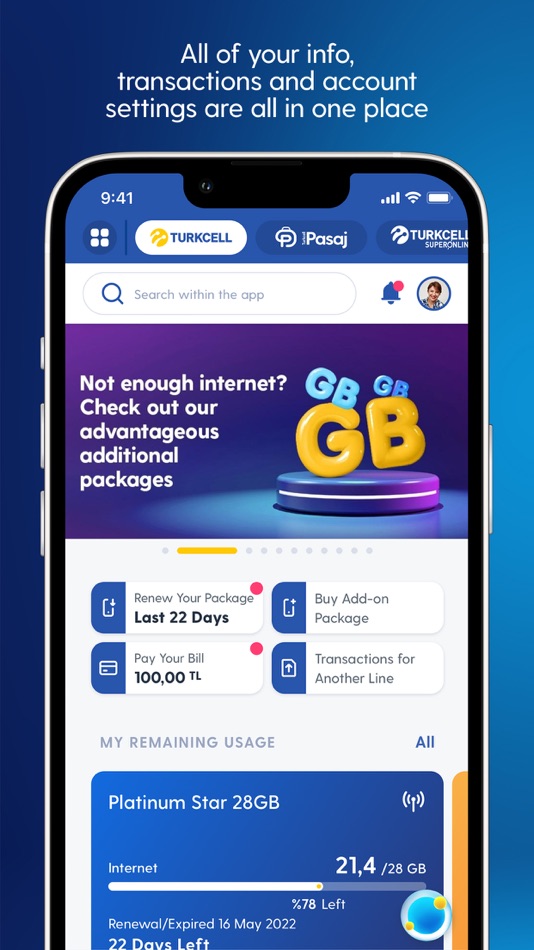 #3. Turkcell (iOS) 由: Turkcell Iletisim Hizmetleri A.S.