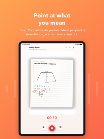 Talking Photos: Add Your Voice iPad screenshot