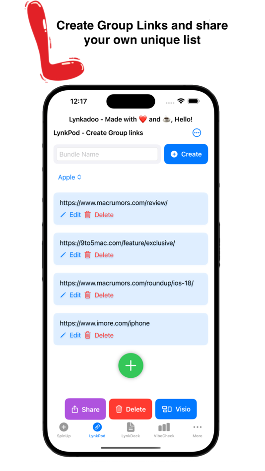 #3. Lynkadoo - URL Shortener (iOS) โดย: KRISHDTECH ONE, LLC