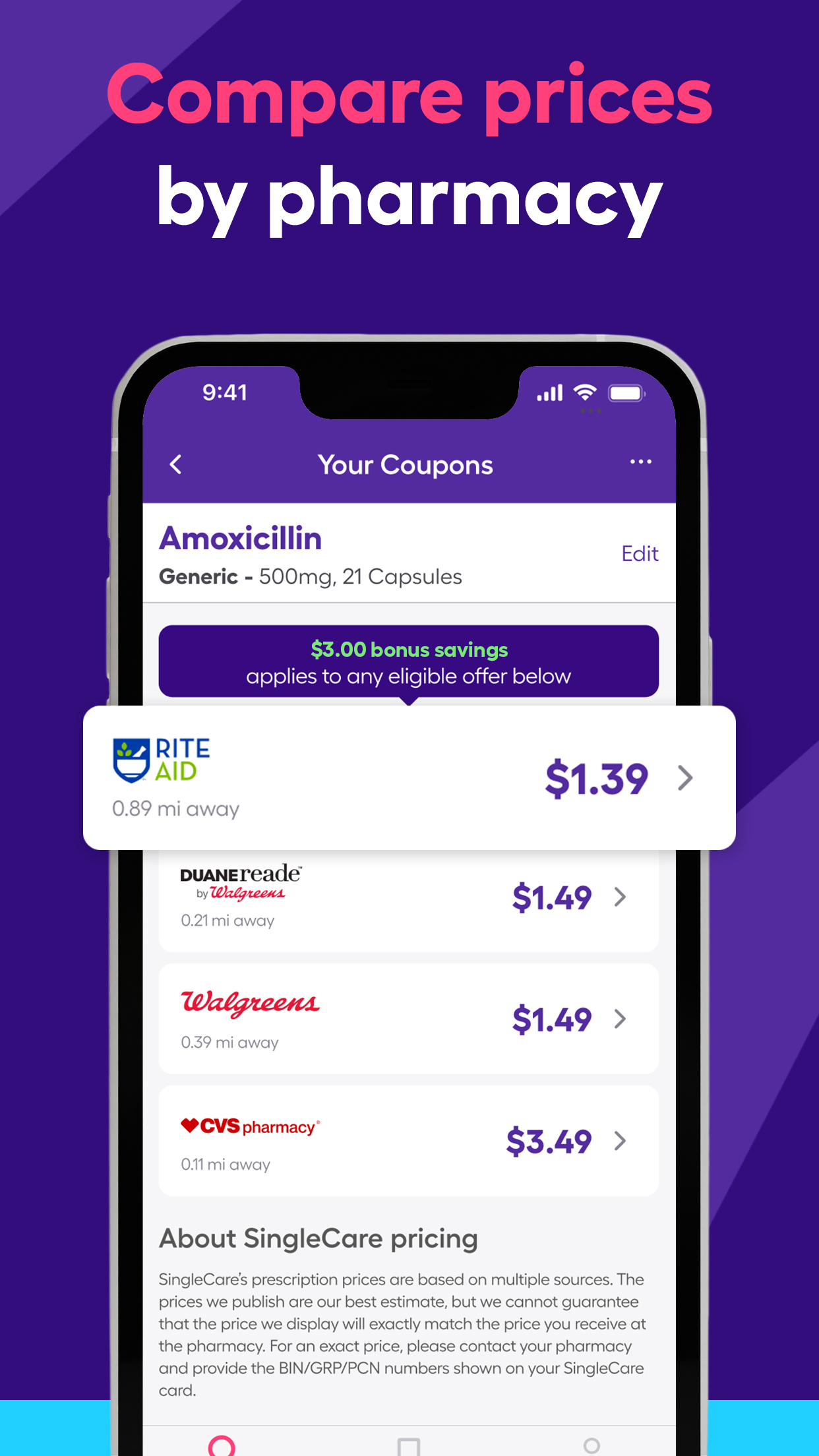 SingleCare Rx Pharmacy Coupons screenshot 4