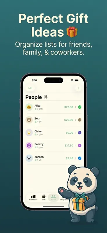 GiftSafe Gift List Planner screenshot 6 of 9