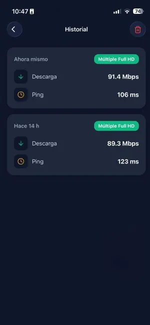 Aloud Speed Tester screenshot 1