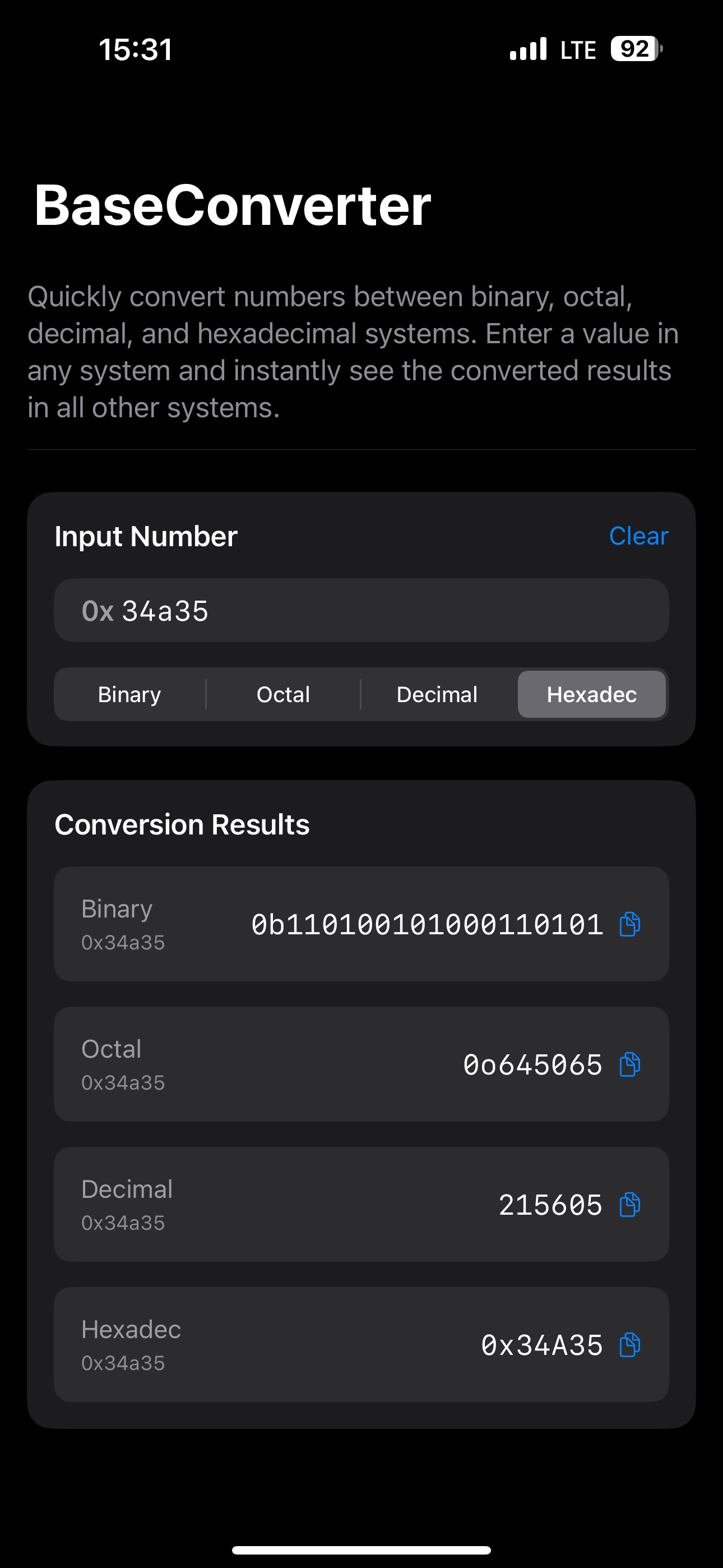 Converting: Numeral Formats screenshot 9
