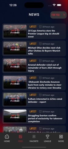 Hola Football Live iPhone screenshot 5