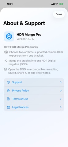 HDR Merge Pro Screenshot 6 of 6