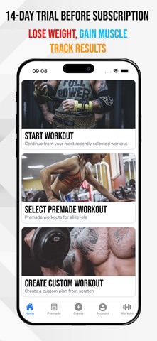 MI Workout Tracker screenshot