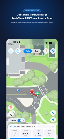 Simple Measure -GPS & Map Area Screenshot 2 of 4