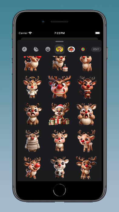 Screenshot #3 pour Joy Reindeer Stickers