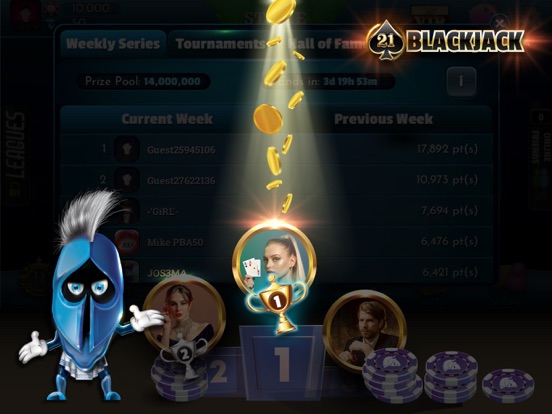Blackjack 21: Live Casino game iPad app afbeelding 4