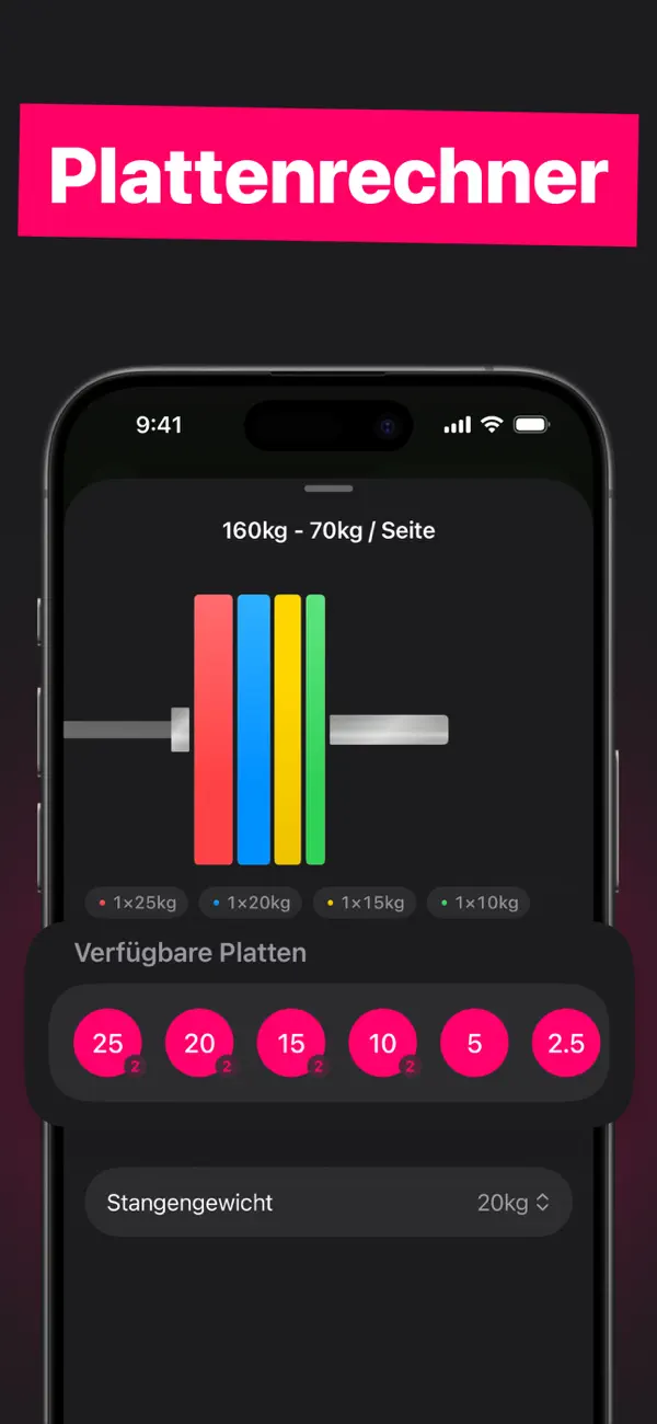 Liftin' - Gym Workout Tracker iPhone App Screenshot 8 – Gesundheit & Fitness