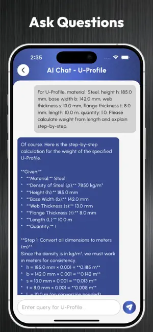 Steel Weight Toolbox screenshot 4