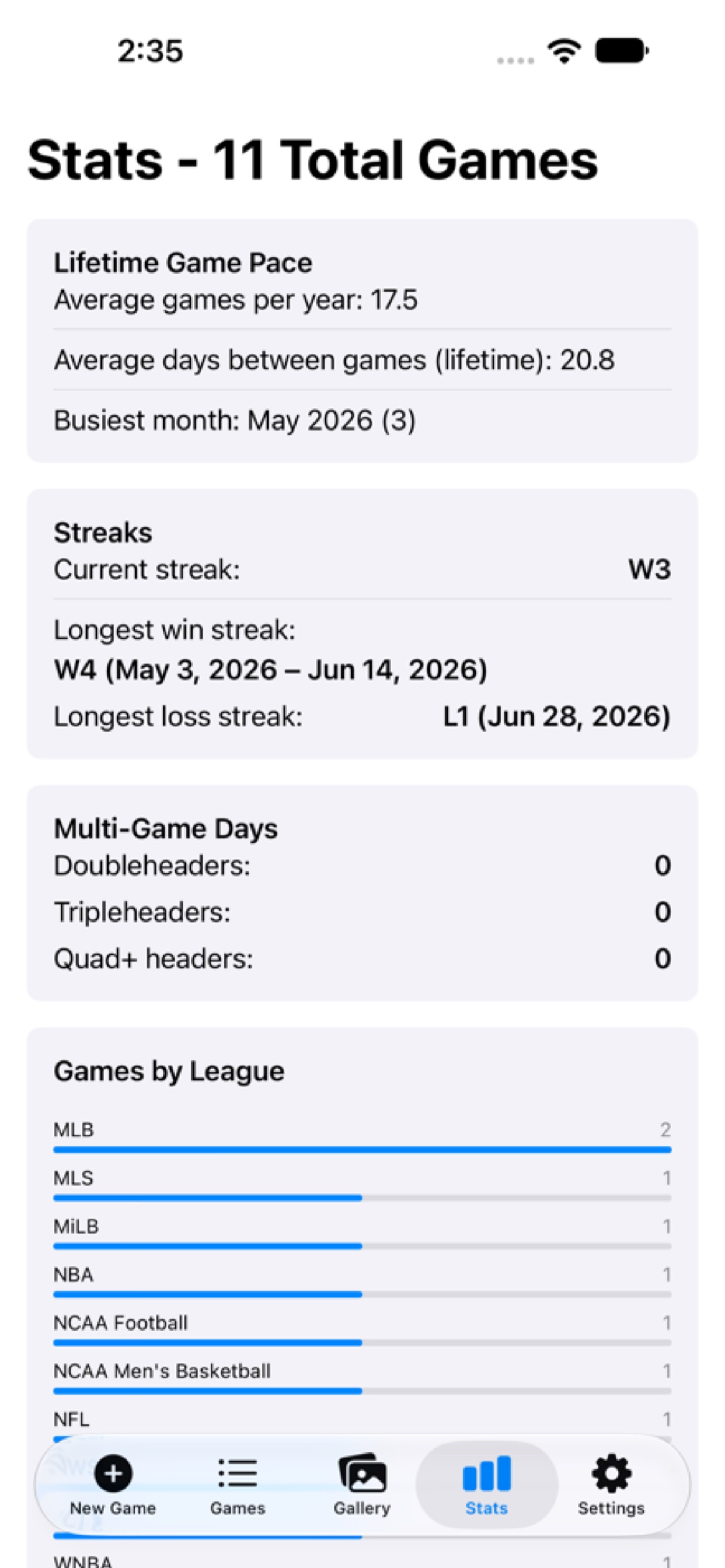 Screenshot 4 of District Game Tracker