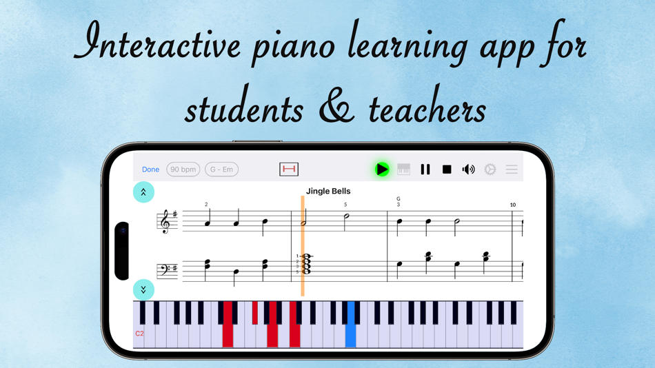 #1. Piano eTutor: learn piano (iOS) 来自: TRAN PHUONG