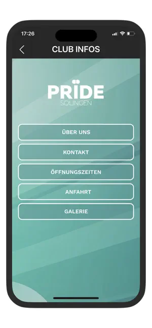 PRIDE Fitness Solingen screenshot 2