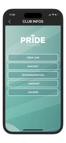PRIDE Fitness Solingen screenshot